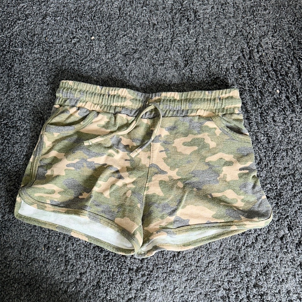 Joe's Jeans Green and Tan Shorts